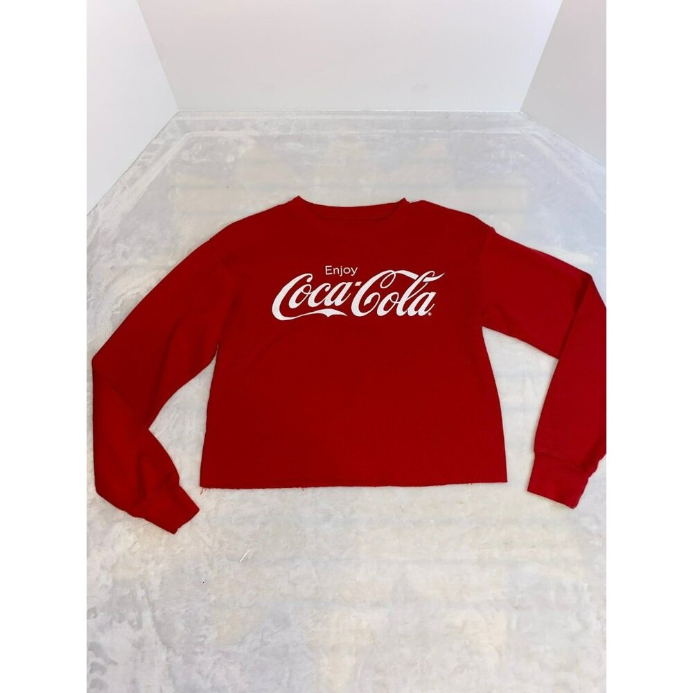Ladies Coca Cola Cropped Top Size Small